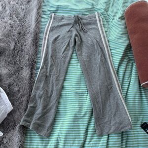 Juicy Couture Cashmere Joggers with Sporty Side Stripes